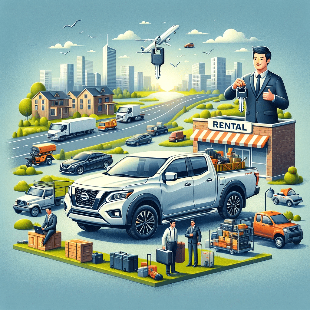 Escena final resumiendo beneficios de rentar Nissan NP300. | Renta de Camionetas de CargaRent