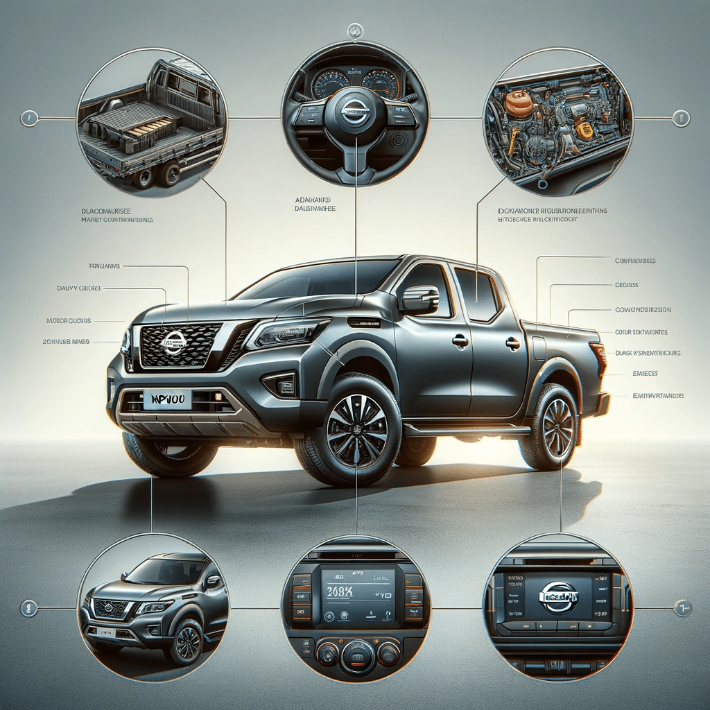 Características destacadas de la camioneta Nissan NP300. | Renta de Camionetas de CargaRent